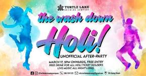 The Wash Down - Holi Festival After-party! 