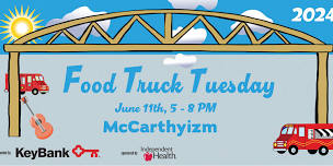 Food Truck Tuesday June 11th with McCarthyizm