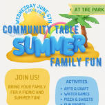 Community Table Summer Family Fun!