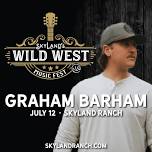 Graham Barham at SkyLand’s Wild West Music Fest