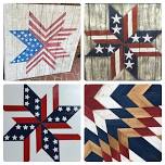 Patriotic 3D or Flat BarnQuilt Painting ‍Class at West & Co. ❤️  