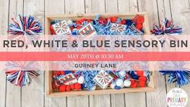 Red, White & Blue Sensory Bin - Playgroup