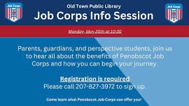 Penobscot Job Corps Information Session