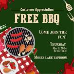 Free BBQ! Customer Appreciation: Summer Series