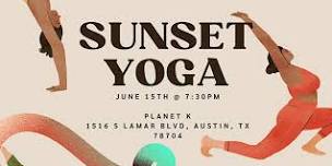 Outdoor Sunset Yoga