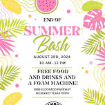 End of Summer Bash