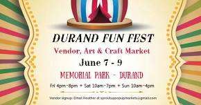 'Durand FunFest' Vendor, Art & Craft Market