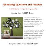 Genealogy Questions and Answers