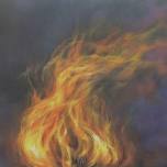 Adult Art Workshops - Painting Fire with Acrylics