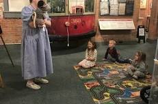 STORY TIME AT INTERURBAN RAILWAY MUSEUM