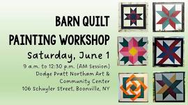 Barn Quilt Painting Workshop at Dodge Pratt Northam