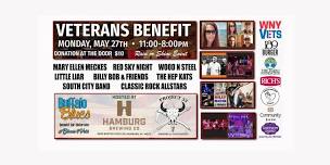 VETERANS BENEFIT, MEMORIAL DAY, 8 bands supporting Project 33 Memorial Fnd. & Buffalo Blues4Vets